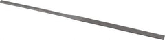 Grobet - 6-1/4" Needle Precision Swiss Pattern Equalling File - Round Handle - All Tool & Supply