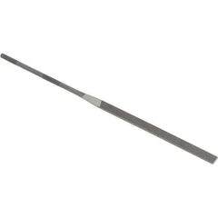 Grobet - 6-1/4" Needle Precision Swiss Pattern Equalling File - Round Handle - All Tool & Supply