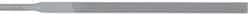 Grobet - 6-1/4" Needle Precision Swiss Pattern Equalling File - Round Handle - All Tool & Supply