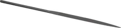 Grobet - 5-1/2" Needle Precision Swiss Pattern Half Round File - Round Handle - All Tool & Supply