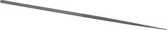 Grobet - 5-1/2" Needle Precision Swiss Pattern Round File - Round Handle - All Tool & Supply