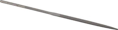 Grobet - 5-1/2" Needle Precision Swiss Pattern Warding File - Round Handle - All Tool & Supply