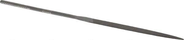 Grobet - 6-1/4" Needle Precision Swiss Pattern Warding File - Round Handle - All Tool & Supply