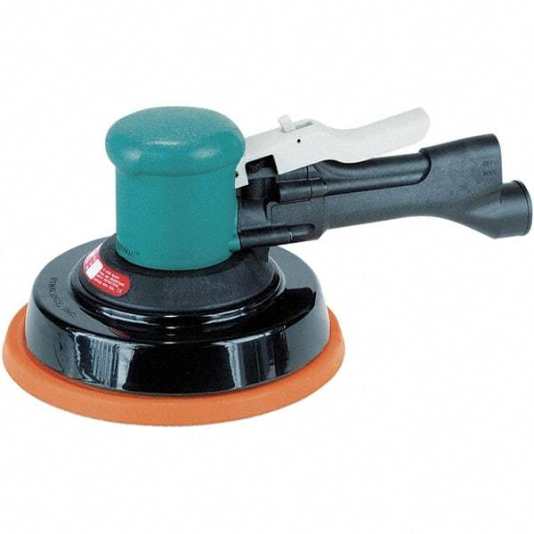 Dynabrade - 10,000 OPM, 23 CFM Air Consumption, Palm Air Orbital Sander - Round Pad, 1/4 NPT Inlet - All Tool & Supply