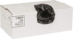 PRO-SOURCE - 1.2 mil Thick, Household/Office Trash Bags - Hexene Resins, Drawstring, 33-1/2" Wide x 38" High, Black - All Tool & Supply