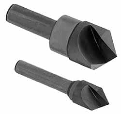 Hertel - 5/16" Head Diam, 1/4" Shank Diam, 1 Flute 120° High Speed Steel Countersink - All Tool & Supply