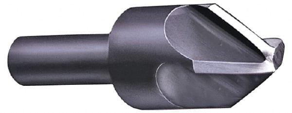 Hertel - 5/16" Head Diam, 1/4" Shank Diam, 4 Flute 120° High Speed Steel Countersink - All Tool & Supply