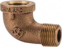 Merit Brass - Class 125, 3/8" Internal Pipe, Brass 90° Street Elbow - FBSPT x MBSPT - All Tool & Supply