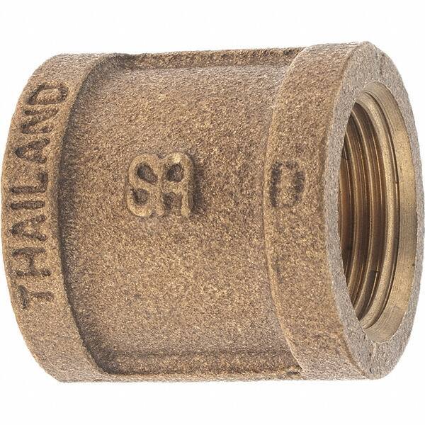 Merit Brass - Class 125, 3/4" Internal Pipe, Brass Coupling - FBSPT x FBSPT - All Tool & Supply