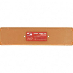 Dynabrade - 11 x 2-3/4" Rectangular Hook Face Backing Pad - File Board Sander Compatible, Screw Attachment, Nonvacuum Pad, 3/8" Thick, Medium Density, Short Nap - All Tool & Supply