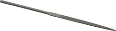 Nicholson - 4" Needle Precision Swiss Pattern Flat File - Round Handle - All Tool & Supply