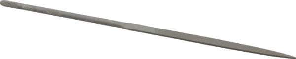 Nicholson - 5-1/2" Needle Precision Swiss Pattern Flat File - Round Handle - All Tool & Supply