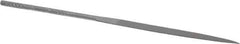 Nicholson - 4" Needle Precision Swiss Pattern Half Round File - Round Handle - All Tool & Supply