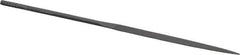 Nicholson - 5-1/2" Needle Precision Swiss Pattern Half Round File - Round Handle - All Tool & Supply