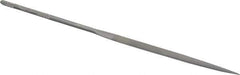 Nicholson - 5-1/2" Needle Precision Swiss Pattern Half Round File - Round Handle - All Tool & Supply