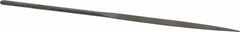 Nicholson - 5-1/2" Needle Precision Swiss Pattern Half Round File - Round Handle - All Tool & Supply