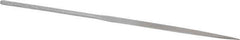 Nicholson - 6-1/4" Needle Precision Swiss Pattern Knife File - Round Handle - All Tool & Supply