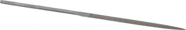 Nicholson - 5-1/2" Needle Precision Swiss Pattern Three Square File - Round Handle - All Tool & Supply