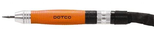 Dotco - 3mm Collet, Straight Handle, Air Die Grinder - 60,000 RPM, Rear Exhaust, 0.1 hp, 90 psi, 1/8" Inlet - All Tool & Supply