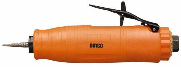 Dotco - 1/4" Collet, Straight Handle, Air Straight Die Grinder - 20,000 RPM, Front Exhaust, 30 CFM, 0.6 hp, 90 psi, 1/4" Inlet - All Tool & Supply