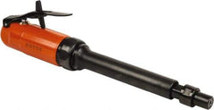 Dotco - 1/4" Collet, Straight Handle, Air Extended Length Die Grinder - 28,000 RPM, Front Exhaust, 16 CFM, 0.3 hp, 90 psi, 1/4" Inlet - All Tool & Supply