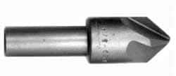 Hertel - 3/4" Head Diam, 1/2" Shank Diam, 4 Flute 100° High Speed Steel Countersink - 2-11/16" OAL, Straight Shank - All Tool & Supply