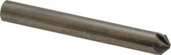 Made in USA - 1/4" Head Diam, 1/4" Shank Diam, 6 Flute 100° Solid Carbide Countersink - All Tool & Supply