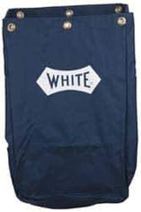 Made in USA - 20-1/2" Long x 24-1/2" Wide x 28" High, Blue Nylon Pak-Cloth Bag - Use with White Mop - 193 or 193B Collector Carts - All Tool & Supply