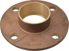 NIBCO - 3" Pipe, 7-1/2" OD, Cast Copper Companion Pipe Flange - 125 psi, C End Connection, 6" Across Bolt Hole Centers - All Tool & Supply