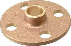 NIBCO - 3/4" Pipe, 3-7/8" OD, Cast Copper Companion Pipe Flange - 125 psi, C End Connection, 2-3/4" Across Bolt Hole Centers - All Tool & Supply