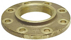 NIBCO - 2" Pipe, 6" OD, Cast Copper Threaded Companion Pipe Flange - 150 psi, F End Connection, 4-3/4" Across Bolt Hole Centers - All Tool & Supply