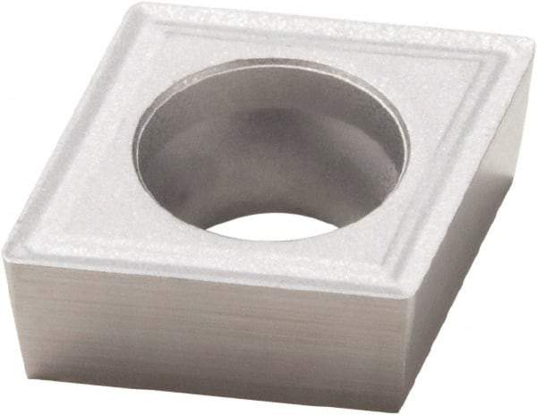 Seco - CCMT321 F2 Grade HX Carbide Turning Insert - Uncoated, 80° Diamond, 3/8" Inscr Circle, 1/8" Thick, 1/64" Corner Radius - All Tool & Supply