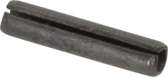 Value Collection - 5/32" Diam x 3/4" Long Slotted Spring Pin - Grade 1070-1090 Alloy Steel, Black Oxide Finish - All Tool & Supply