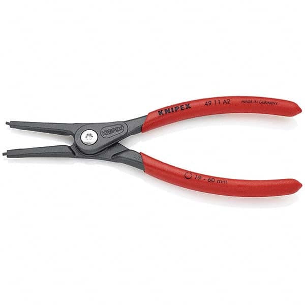 Knipex - Retaining Ring Pliers Type: External Ring Size: 3/4" - 2-3/64" - All Tool & Supply