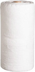 PRO-SAFE - 49 Gal Capacity per Package, Oil Only Roll - 150' Long x 30" Wide, White, Polypropylene - All Tool & Supply