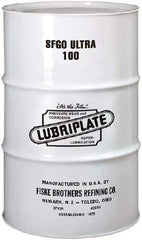 Lubriplate - 55 Gal Drum, ISO 100, SAE 40, Air Compressor Oil - 7°F to 385°, 556 Viscosity (SUS) at 100°F, 77 Viscosity (SUS) at 210°F - All Tool & Supply