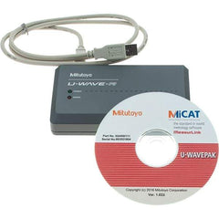 Mitutoyo - SPC U-Wave Receiver - Use with U-Wave Wireless System for SPC Data Transfer & Calipers - All Tool & Supply