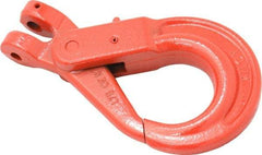 Pewag - 3/8 Inch Chain Diameter, Grade 80 Clevis Hook - 7,100 Lbs. Load Capacity, 15/32 Inch Inside Diameter, 15/32 Inch Pin Diameter, 1-31/32 Inch Hook Throat, 1-49/64 Inch Hook Width - All Tool & Supply