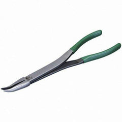 SK - Bent Nose Pliers - 11" W/CUSHION GRIP XLONG NEEDLE NOSE PLIER - All Tool & Supply