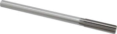 Made in USA - 0.627" High Speed Steel 8 Flute Chucking Reamer - Straight Flute, 0.5615" Straight Shank, 2-1/4" Flute Length, 9" OAL - All Tool & Supply