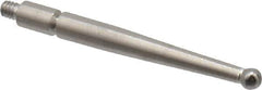 Mitutoyo - 2mm Ball Diam, Carbide, Ball Test Indicator Contact Point - 1.04" Contact Point Length, Use with Mitutoyo 513 Series Dial Test Indicators - All Tool & Supply