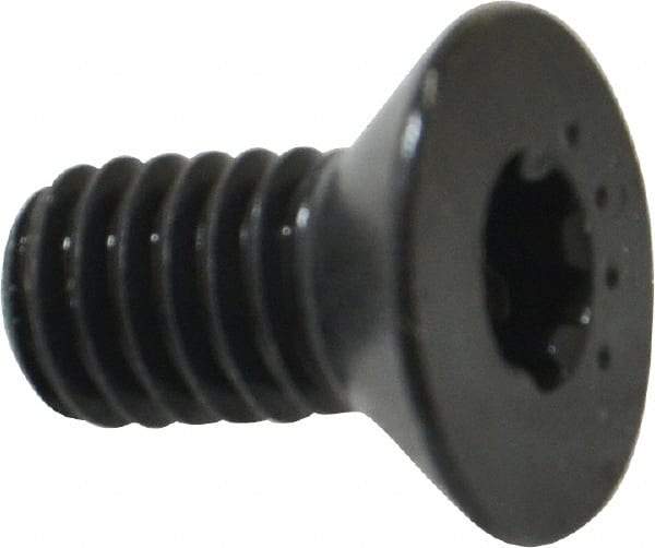 Camcar - 5/16-18 UNC Torx Plus Drive, 82° Flat Screw - Alloy Steel, Black Oxide Finish, Fully Threaded, 5/8" OAL - All Tool & Supply