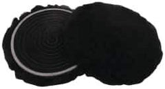 3M - 5-1/4" Diam Lambswool Bonnet Pad - 25/32" Pile, Hook & Loop Attachment - All Tool & Supply