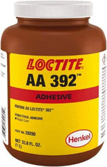 Loctite - 33.18 oz Bottle Two Part Acrylic Adhesive - 15 min Working Time, 2,500 psi Shear Strength - All Tool & Supply