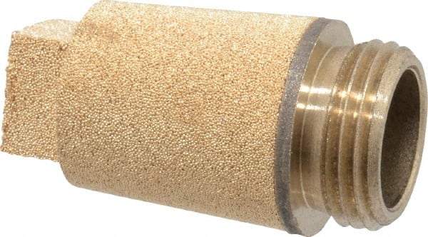 Legris - 3/8 BSPP, 37mm OAL, Muffler - 175 Max psi, 10.5 CFM, 108 Decibel Rating, Bronze - All Tool & Supply