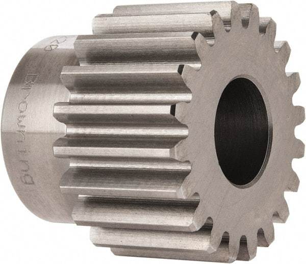 Browning - 12 Pitch, 1.667" Pitch Diam, 1.83" OD, 20 Tooth Spur Gear - 1" Face Width, 3/4" Bore Diam, 1-13/32" Hub Diam, 20° Pressure Angle, Steel - All Tool & Supply