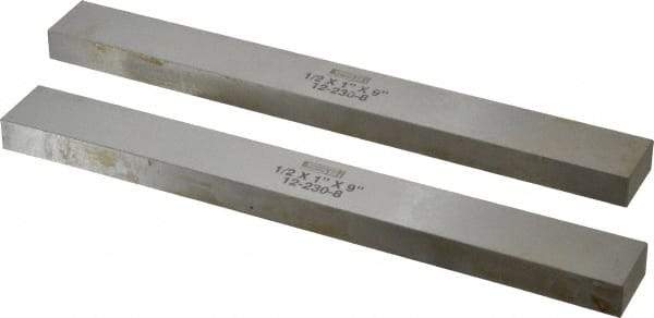 SPI - 9" Long x 1" High x 1/2" Thick, Steel Parallel - 0.0003" & 0.002" Parallelism, Sold as Matched Pair - All Tool & Supply