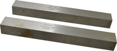 SPI - 12" Long x 1-1/2" High x 1-1/4" Thick, Steel Parallel - 0.0003" & 0.002" Parallelism, Sold as Matched Pair - All Tool & Supply