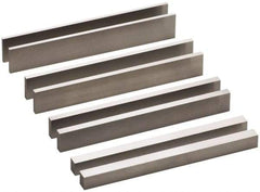 SPI - 8 Piece, 6 Inch Long Steel Parallel Set - 3/4 to 1-3/16 Inch High, 1/8 to 3/8 Inch Thick, 52-58 RC Hardness, Sold as 4 Pair - All Tool & Supply