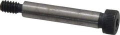 Made in USA - 1/4" Shoulder Diam x 1-1/4" Shoulder Length, #10-24 UNC, Hex Socket Shoulder Screw - 8 Alloy Steel, 0.357 to 3/8" Head Diam - All Tool & Supply